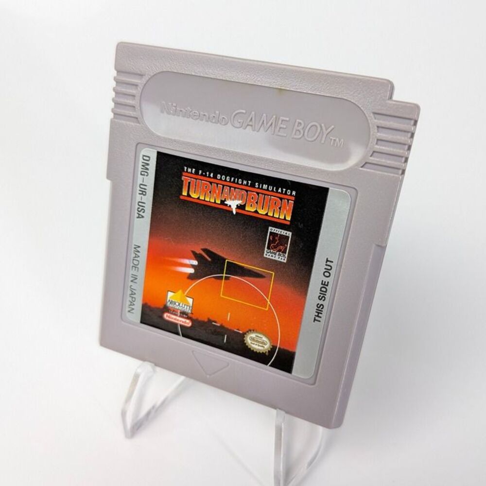 Turn And Burn The F-14 Dogfight Simulator - Authentic and Tested - Game Boy